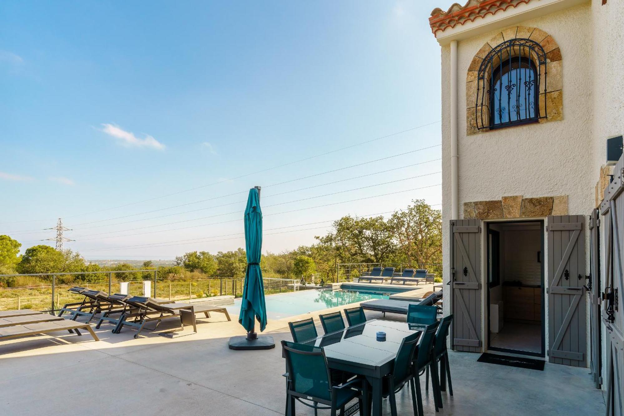 Mas Sureda - Evasion Luxueuse Avec Vue Panoramique Villa Argelès-sur-Mer Exterior foto