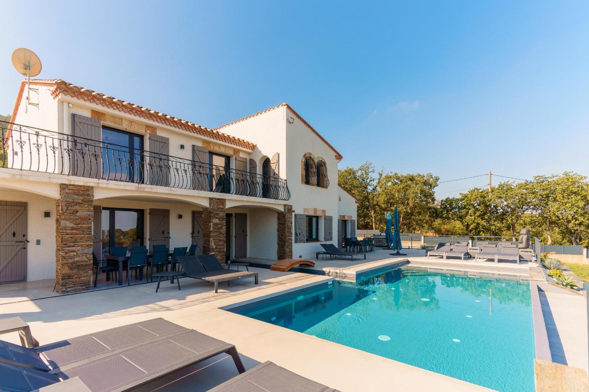 Mas Sureda - Evasion Luxueuse Avec Vue Panoramique Villa Argelès-sur-Mer Exterior foto