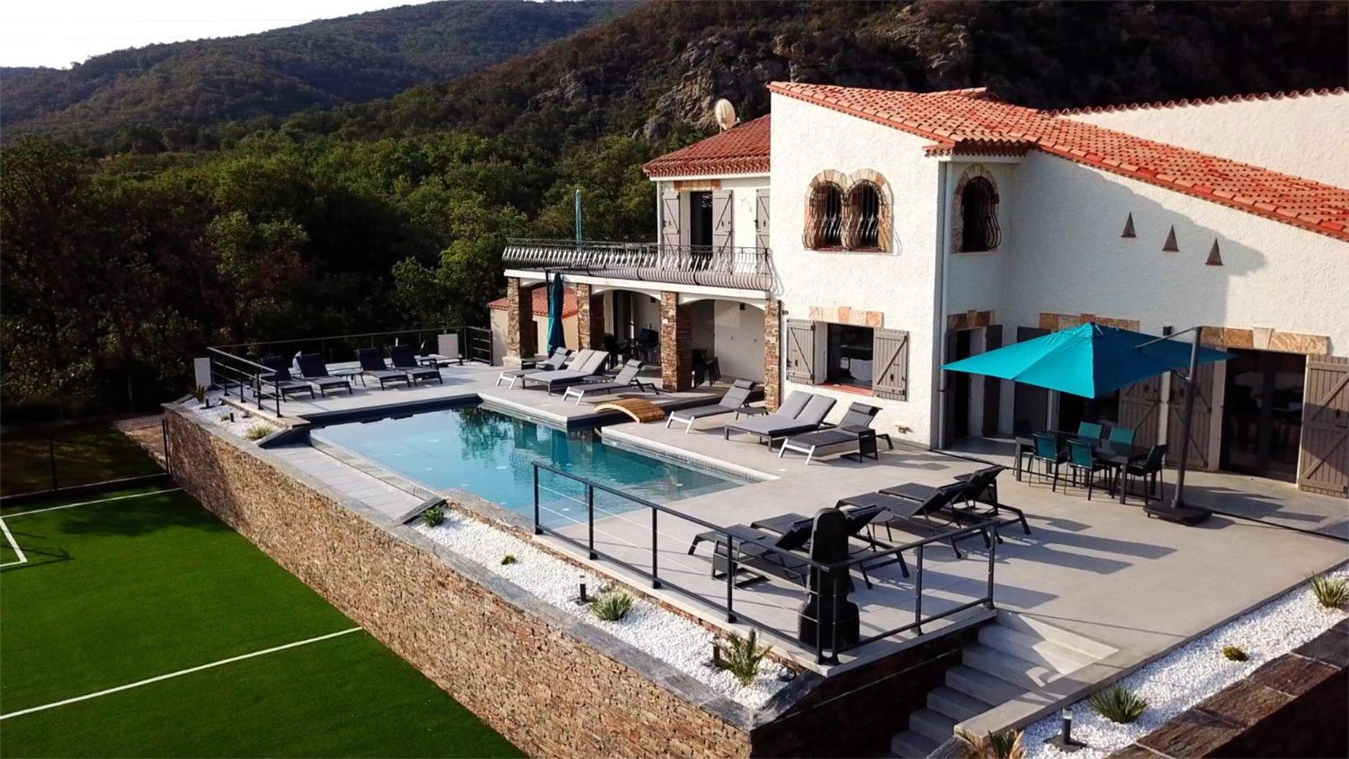 Mas Sureda - Evasion Luxueuse Avec Vue Panoramique Villa Argelès-sur-Mer Exterior foto